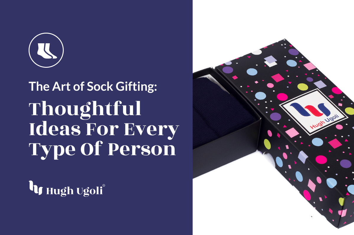 Discover the perfect present with Hugh Ugoli's socks - a bespoke touch for loved ones, tailored to their style and comfort.
